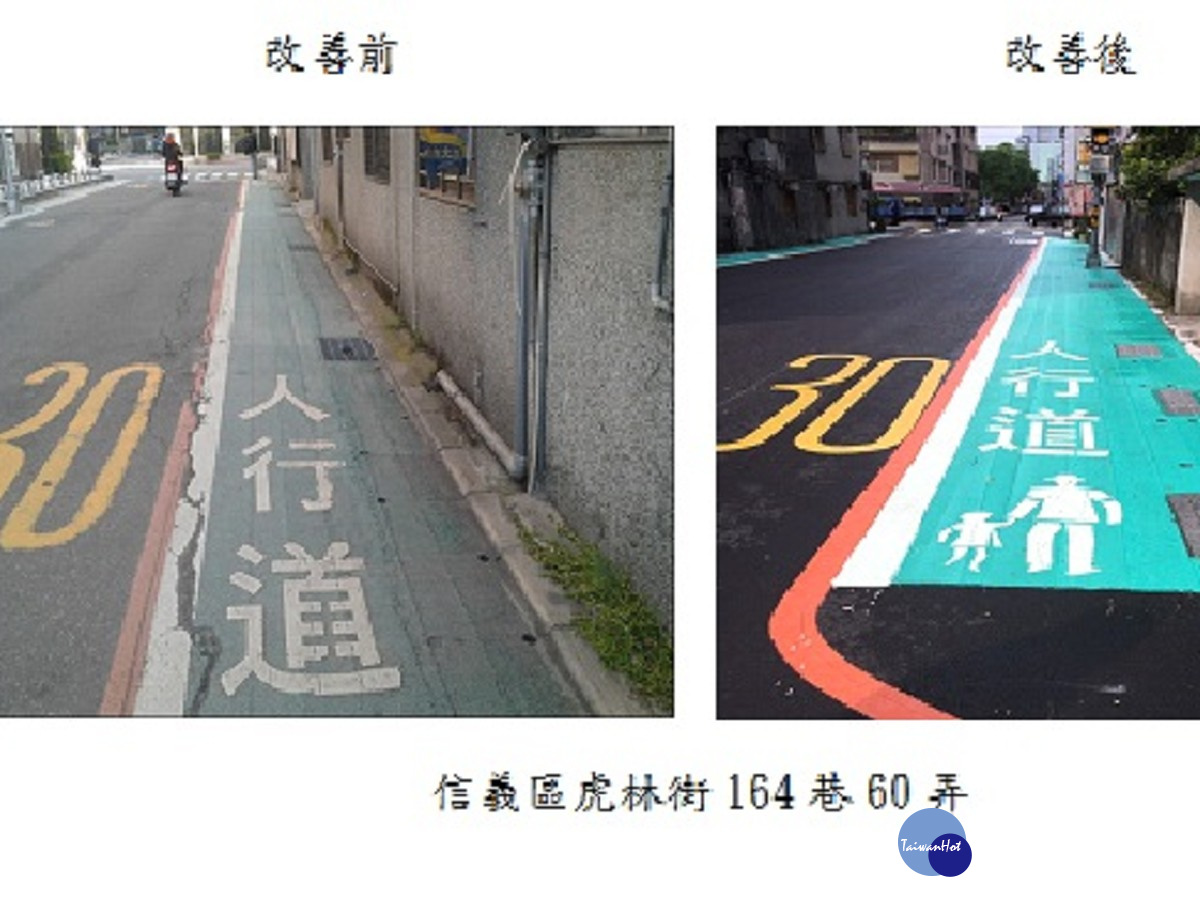 ,工務局新工處將辦理8公尺以下巷道之柔性路面損壞評估狀況調查,俟調查成果完成後,將依相關數據資料分析,建立年度計畫性路段排序機制,逐年更新。(圖/台北市政府提供)