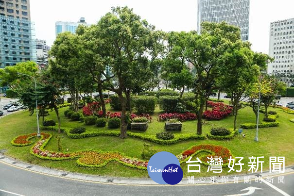 仁愛圓環。(圖/台北市政府提供)