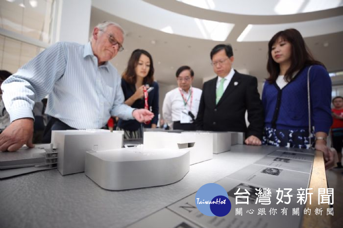 鄭市長表示,參訪蓋帝中心,可以觀摩、融入其特點及精神,發展桃園的特色。