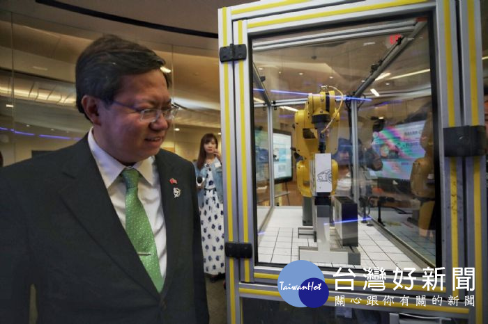 鄭市長表示,希望以桃園為平台,在矽谷與台灣之間建立起科技合作走廊。