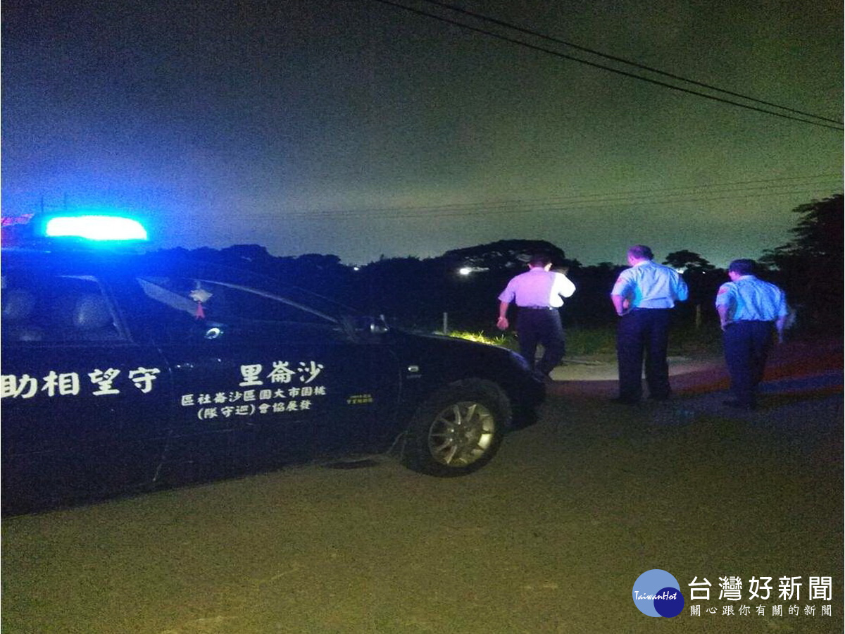 大園警方成立「護瓜專案」,結合民力巡守瓜田共同防犯宵小行竊。