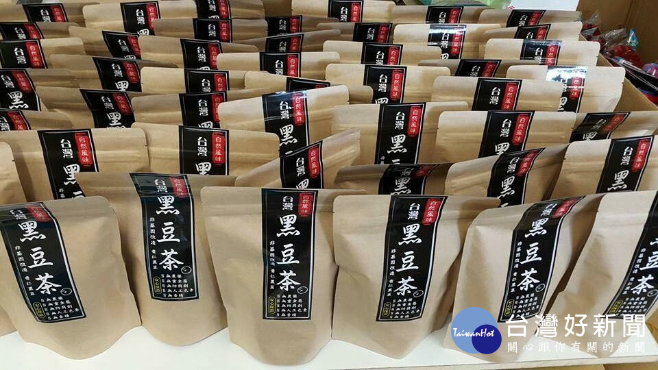 一條龍式生產的黑豆茶,品質把關有保障。(圖/後山好田提供)