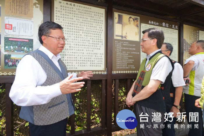 鄭市長表示，樂信·瓦旦為改善族人生活、提倡原住民族權利而努力。