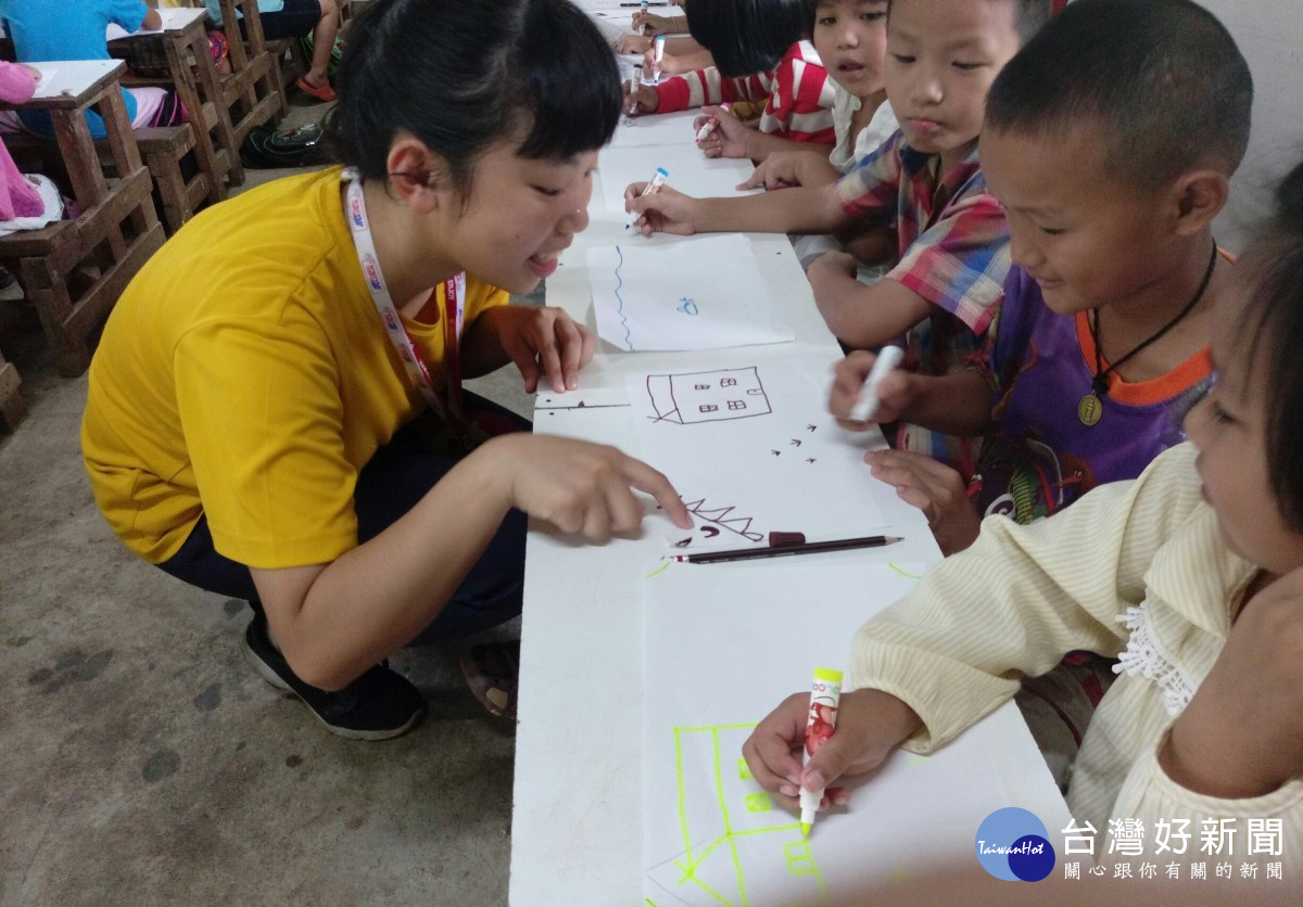 散播華文教育種子　員家師生組團協助泰北幼教發展