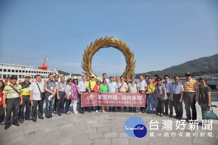 桃園市長鄭文燦率市府團隊，參訪香川縣小豆島。