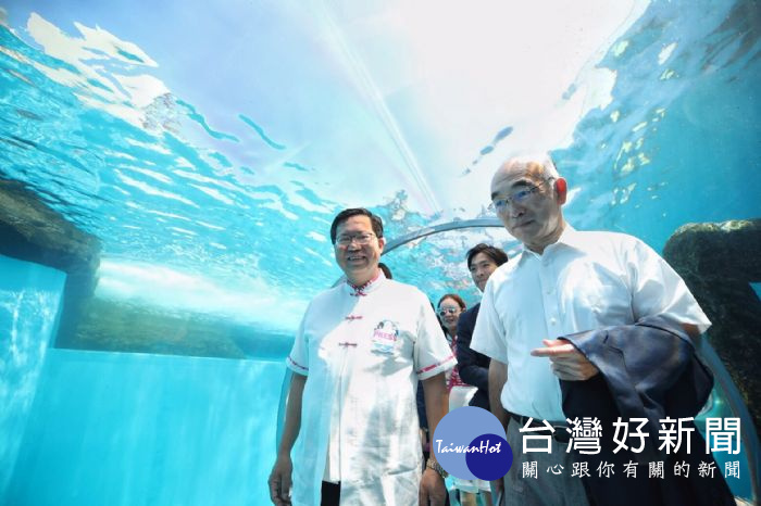 參訪橫濱八景島　鄭文燦：將在青埔打造大型水族館