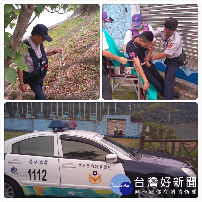 警察及消防人員合力送醫救治,緊急救援行動,即時挽回了男子寶貴生命。
