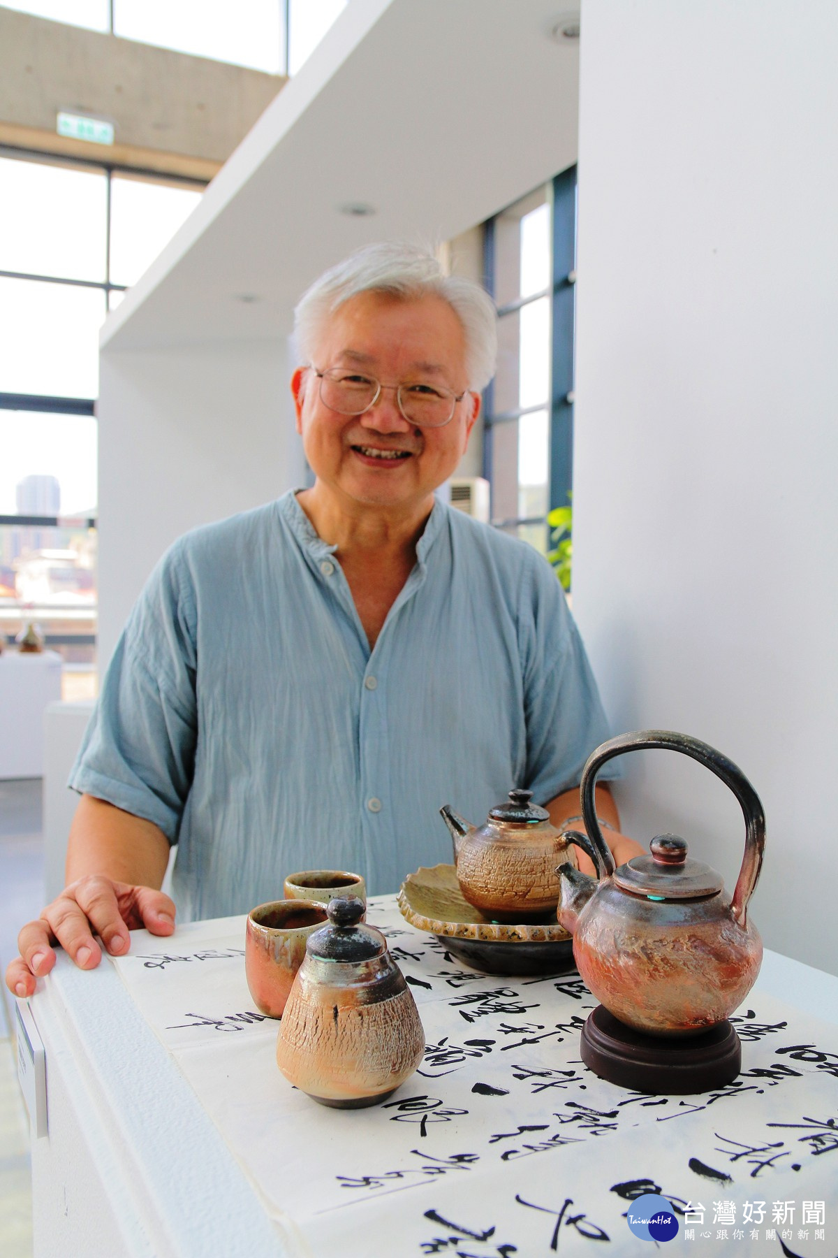 陶博館展出杜吉豐與《美麗的哀愁》。(圖/陶博館提供)