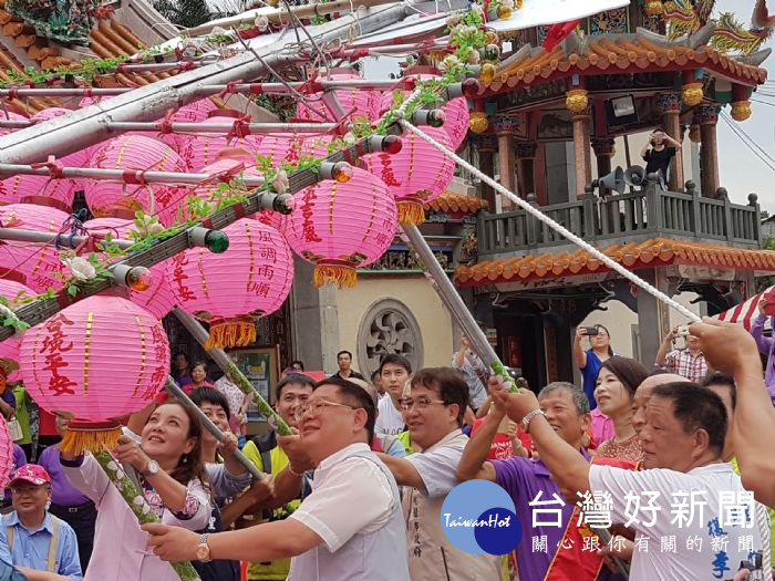 平鎮區公所承辦「2017桃園客家義民祭」活動記者會於平鎮褒忠祠登場。