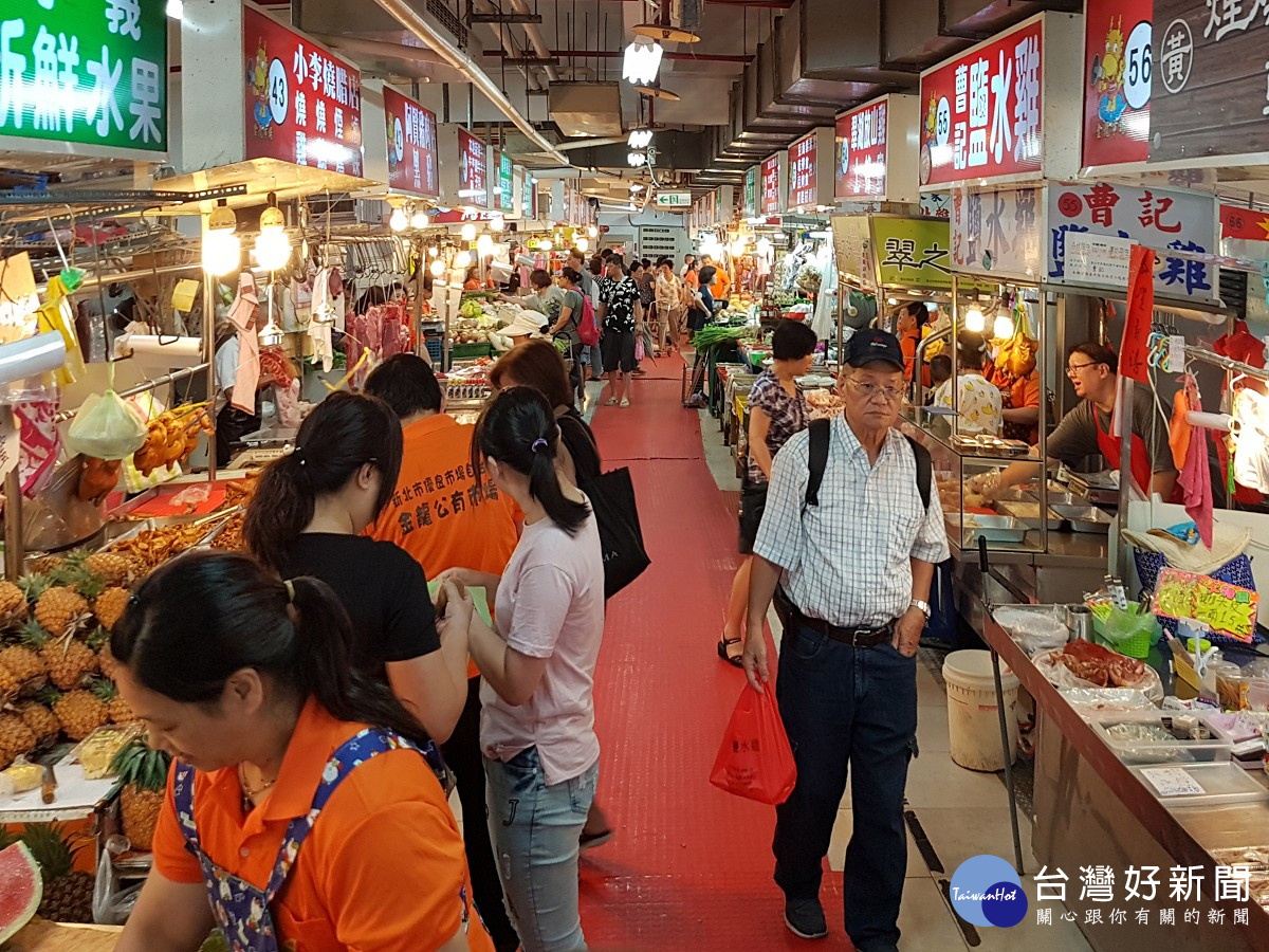 汐止金龍市場城市風景在地生活