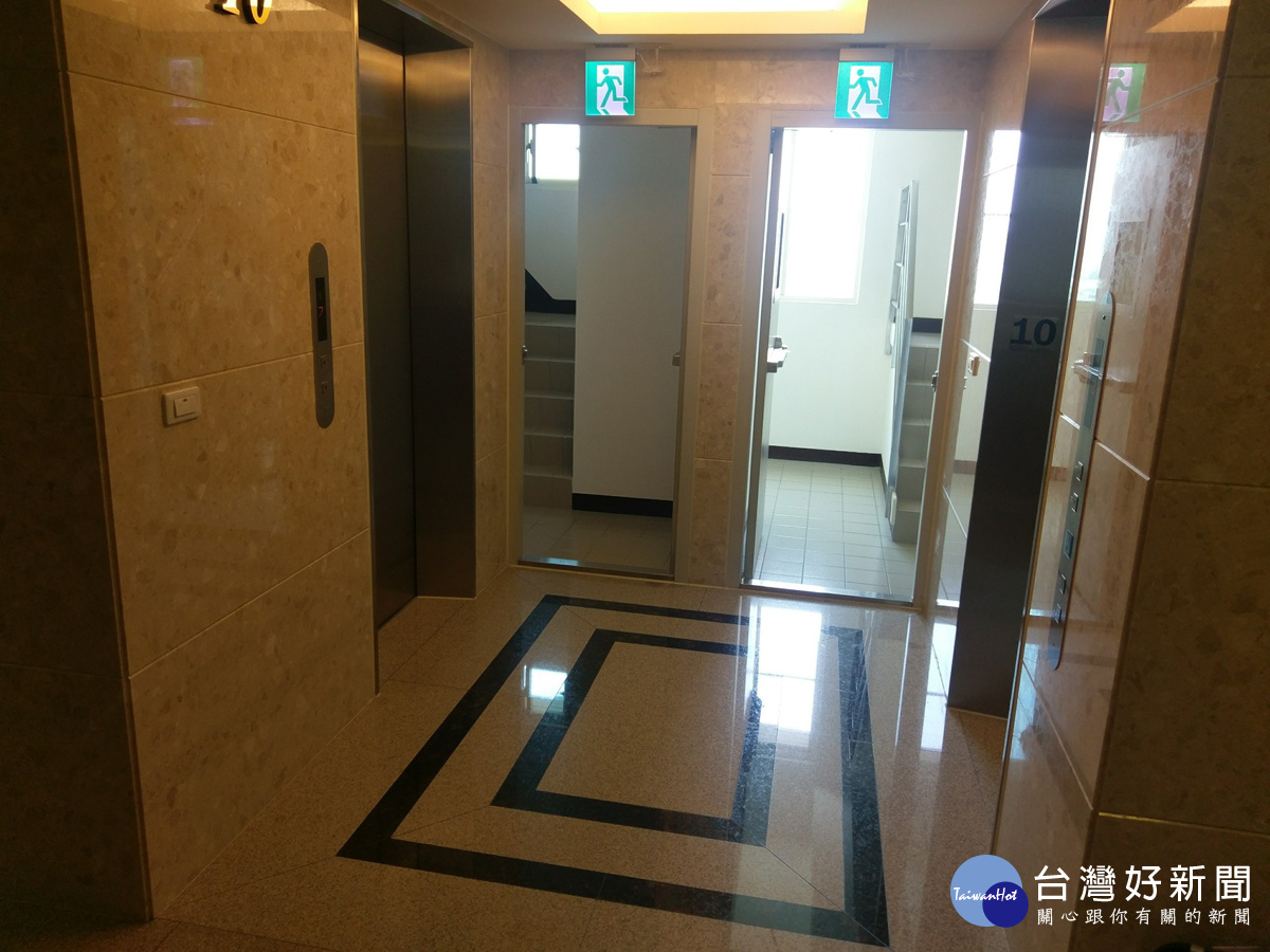 國道二號精品商旅消防設施動線皆經過政府審核,安全有保障。(圖/國道二號精品商旅提供)