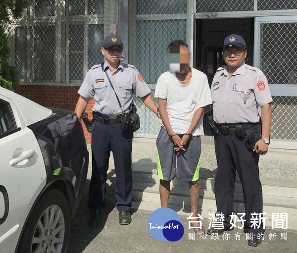 男子多次涉嫌偷竊遭送辦,卻毫無悔意,警方不禁搖頭嘆息。(記者陳昭宗拍攝)