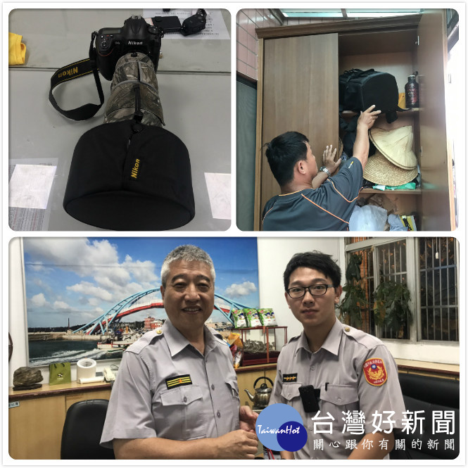 楊梅分局長翁群能前往派出所嘉勉員警。