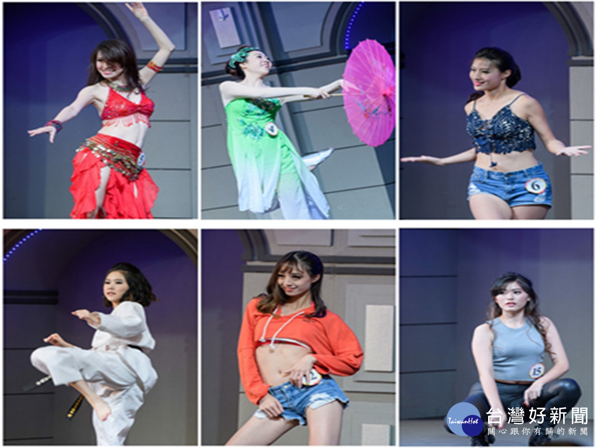 2017第九屆台灣小姐選拔,參賽佳麗們進行才藝表演。