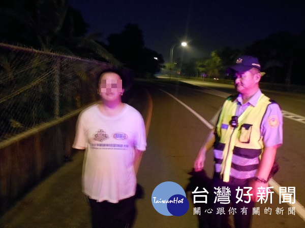 智弱男忘了回家的路 龍潭警暖心查尋送返家