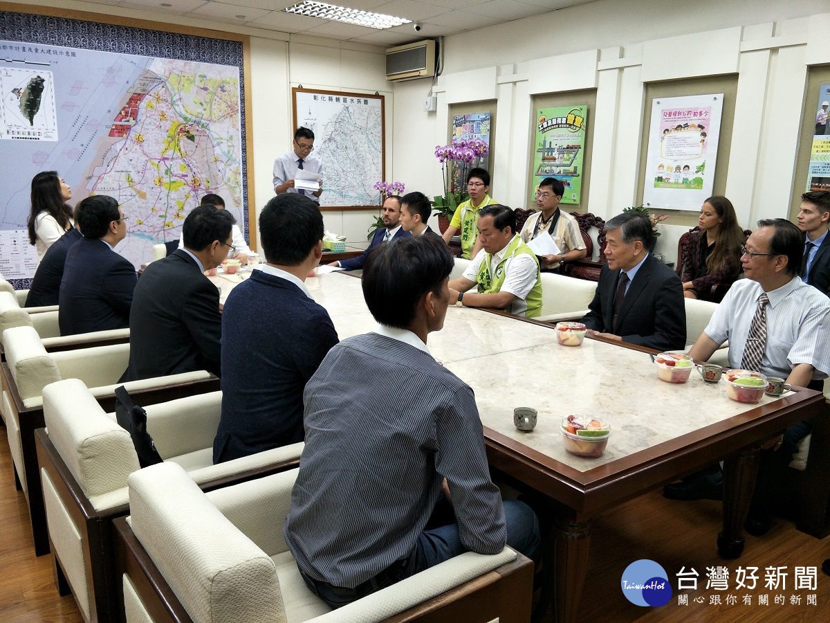 丹麥的「哥本哈根基礎建設基金」(CIP),由台灣區計畫執行長侯奕愷和彰化縣長魏明谷,正式簽訂合作備忘錄。