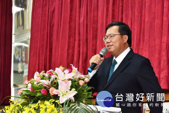 鄭市長表示，市府站在積極協助的立場，使相關廠商供應鏈在台灣形成，讓台灣風電產業往前走。