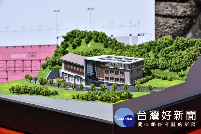 復興區後山巴陵行政中心動土,預計一百零七年十月完工。(圖/記者陳寶印攝)