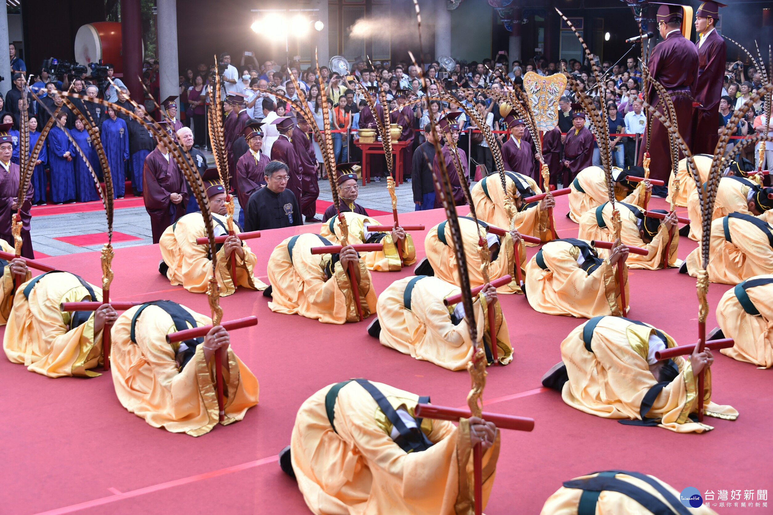 祭孔大典不歡而散？　柯文哲當面嗆葉俊榮「太粗魯」