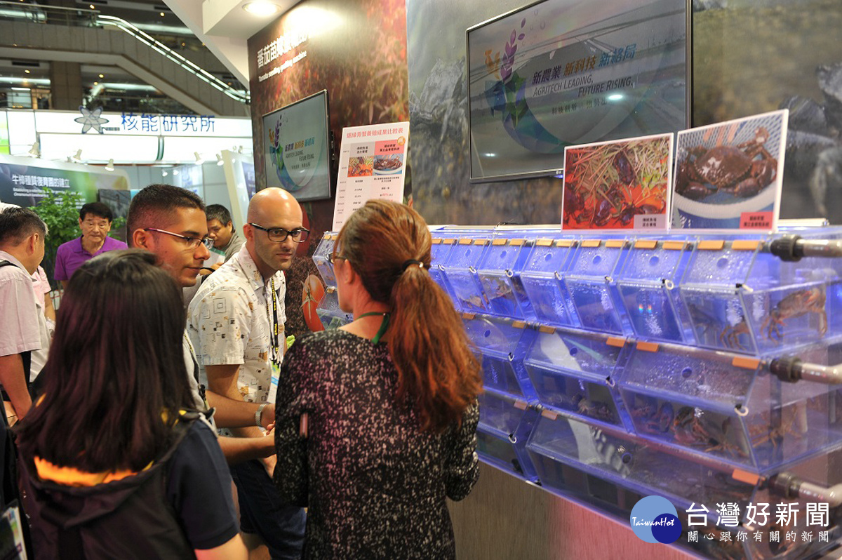 鋸緣青蟹養殖不易消費市場需求大，此次研發的獨立盒養殖技術吸精度高，甚至有新加坡及菲律賓業者特地來台瞭解。