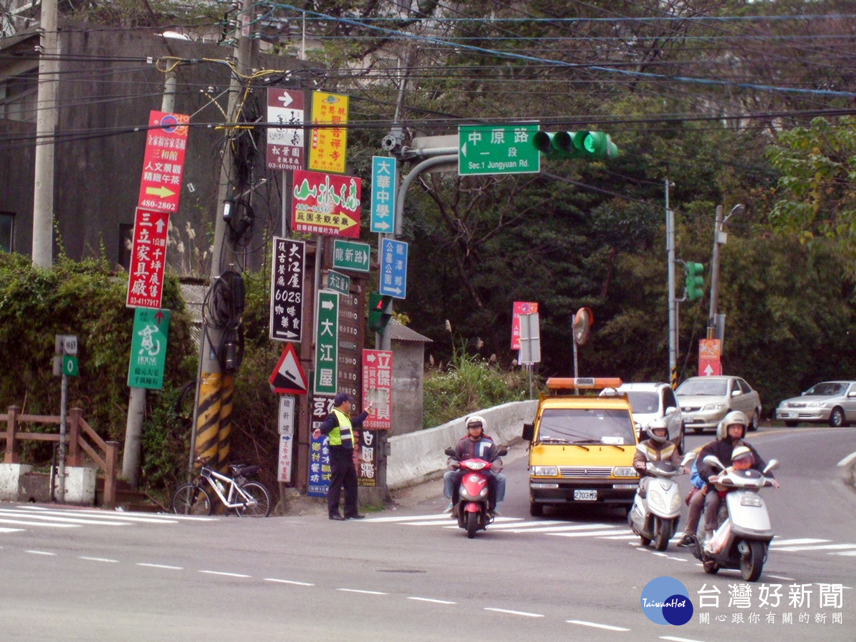 雙十假期龍潭易壅塞路段 警方交通管制疏導作為