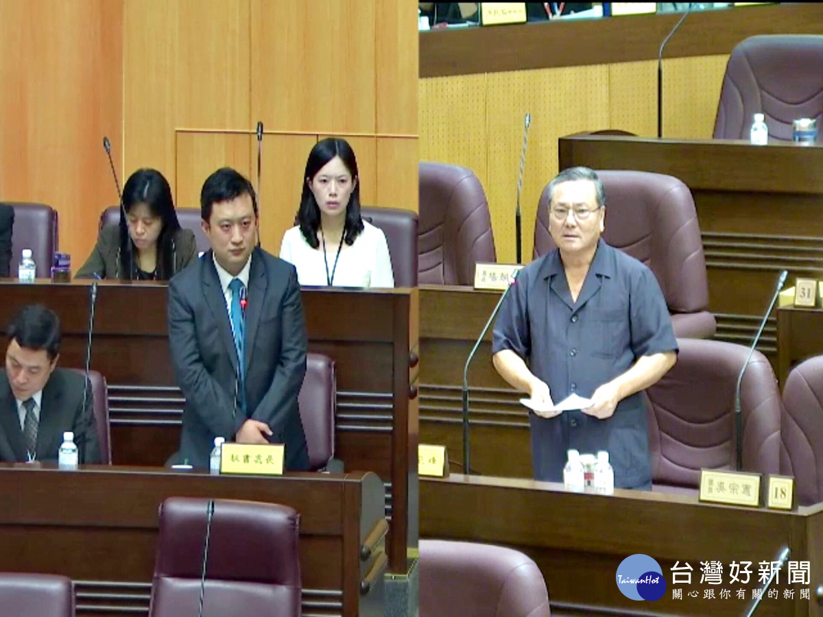 林正峰要求市府秘書處,印製一份各局處辦公處所場址,方便民眾洽公