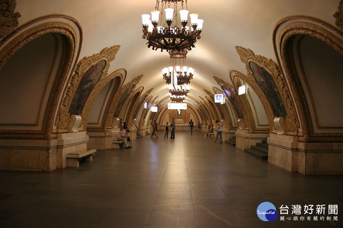 俄羅斯莫斯科地鐵基輔站(Kievskaya Station)(圖/Wikipedia)