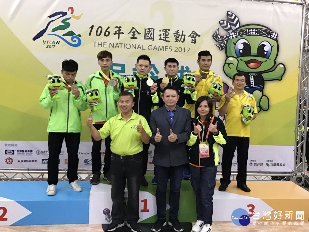 106年全國運動會首日戰績,桃園市代表隊獲9金10銀9銅佳績。