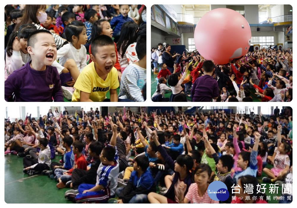 打幫你樂團今日至觀音國小首演客家音樂故事劇,吸引500逾人參與。
