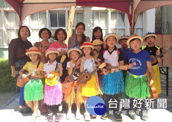 水林鄉公所致力推展烏克麗麗，透過校園向下扎根、深耕茁壯。（記者陳昭宗拍攝）