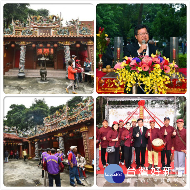 鄭文燦說,市府辦理閩臺宮、龍山寺及周邊設施整修工程,以閩東建築樣式,重現馬祖廟宇獨有的「封火山牆」特色。