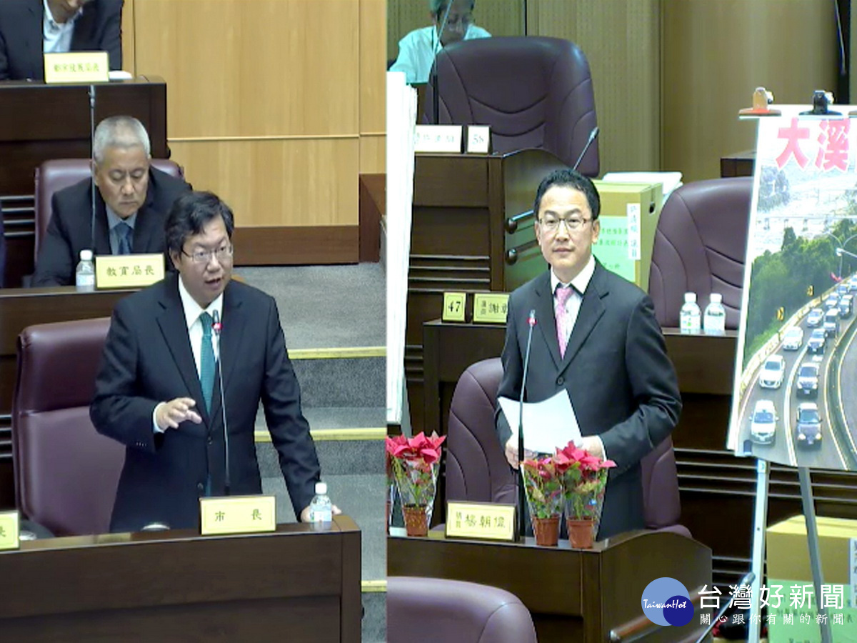 帶動八德農創市集人氣,市議員楊朝偉建議市府協助設置花卉集散中心。