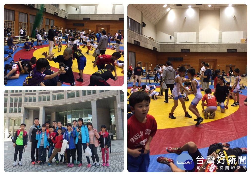 大同國小角力隊帶領12位選手,受邀至日本參加東京都杉並區角力錦標賽,促進城市交流。