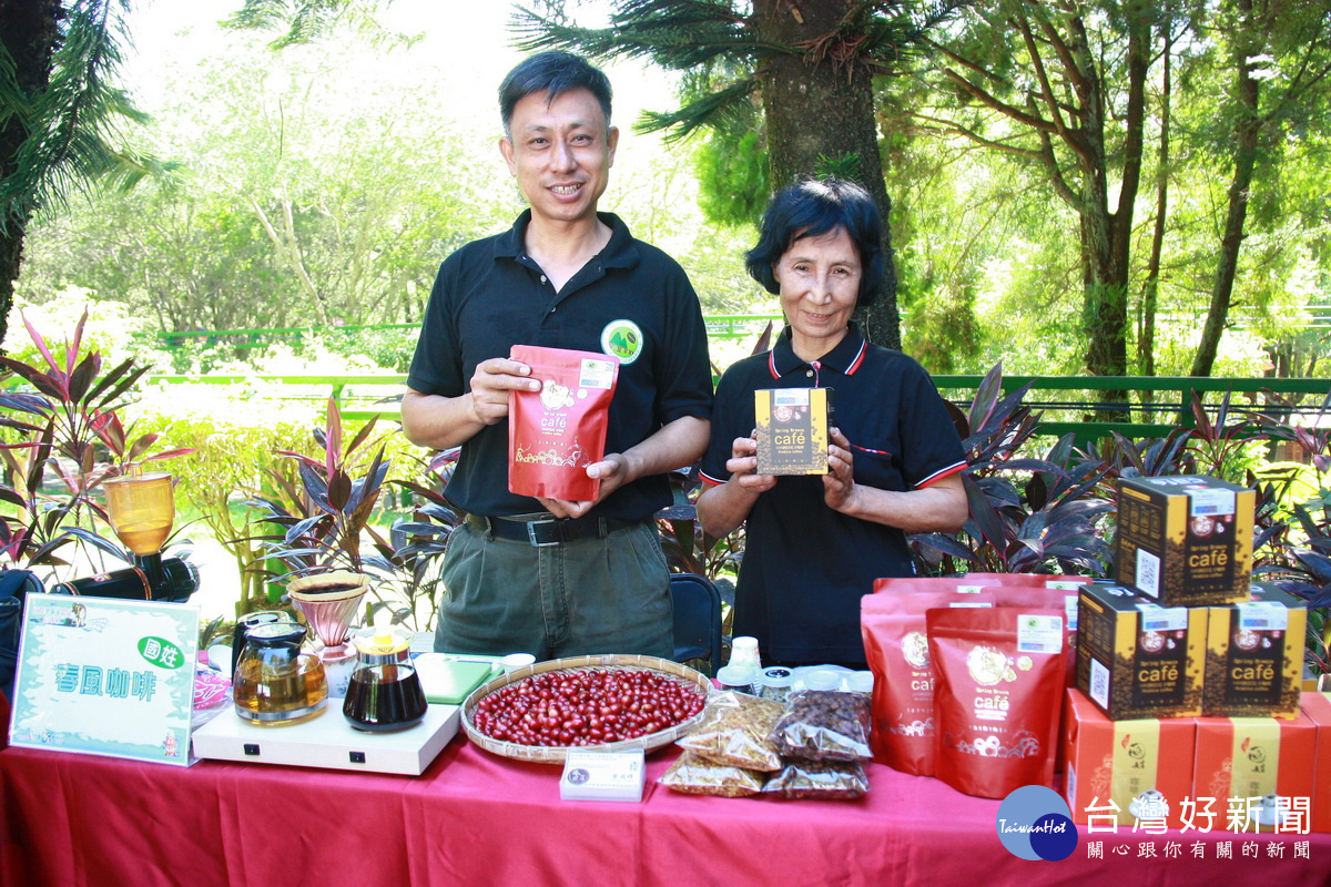國姓咖啡是南投縣近年開發的特色產品。（記者扶小萍攝）
