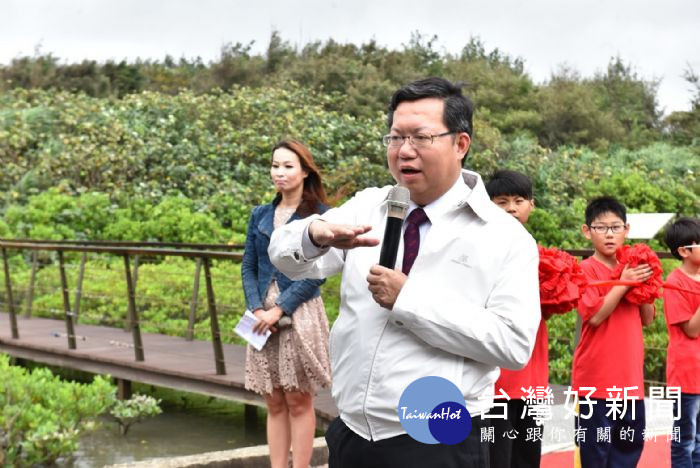 鄭市長表示,許厝港濕地是國家級重要濕地。