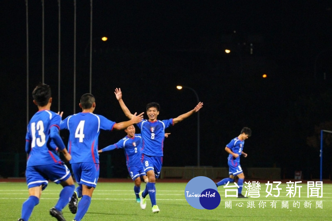 睽違44年!台灣U19男足晉級亞錦16強(圖/中華民國足球協會提供)