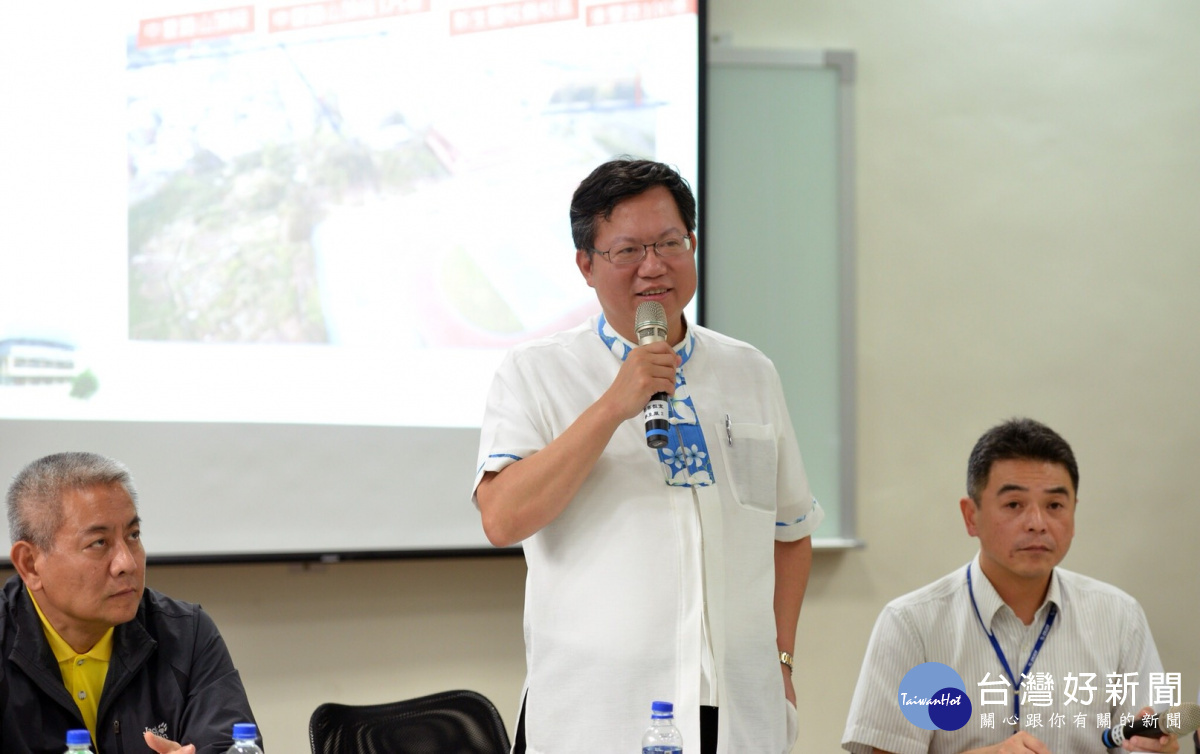 鄭市長說,市府決定新建山豐國小綜合活動中心,也提供社區居民集會使用。
