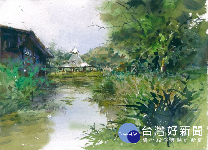 桃園市環保局舉辦「水滴漫步 筆繪桃園繪畫比賽」,經專家評審共同選出14件得獎畫作。
