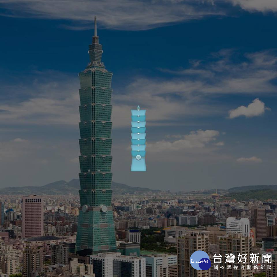 台北101Emoji (圖/翻攝自臉書Taiwan Emoji Project)