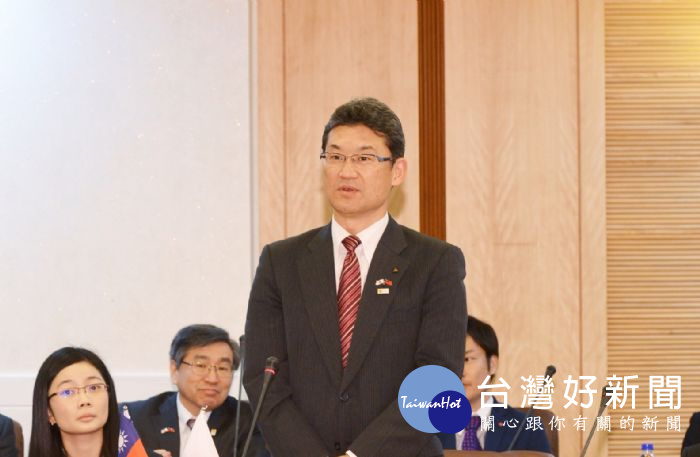 宮崎縣知事河野俊嗣表示，並期待桃園再度回訪，持續深化與桃園的交情。