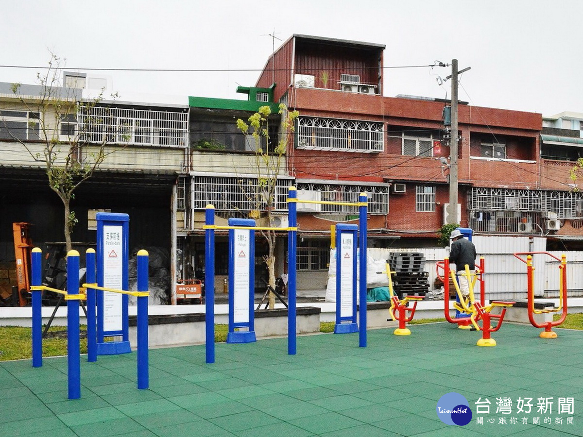 位在八德區的桃園市兒27公園綠美化工程竣工後,提供民眾更好的活動空間。