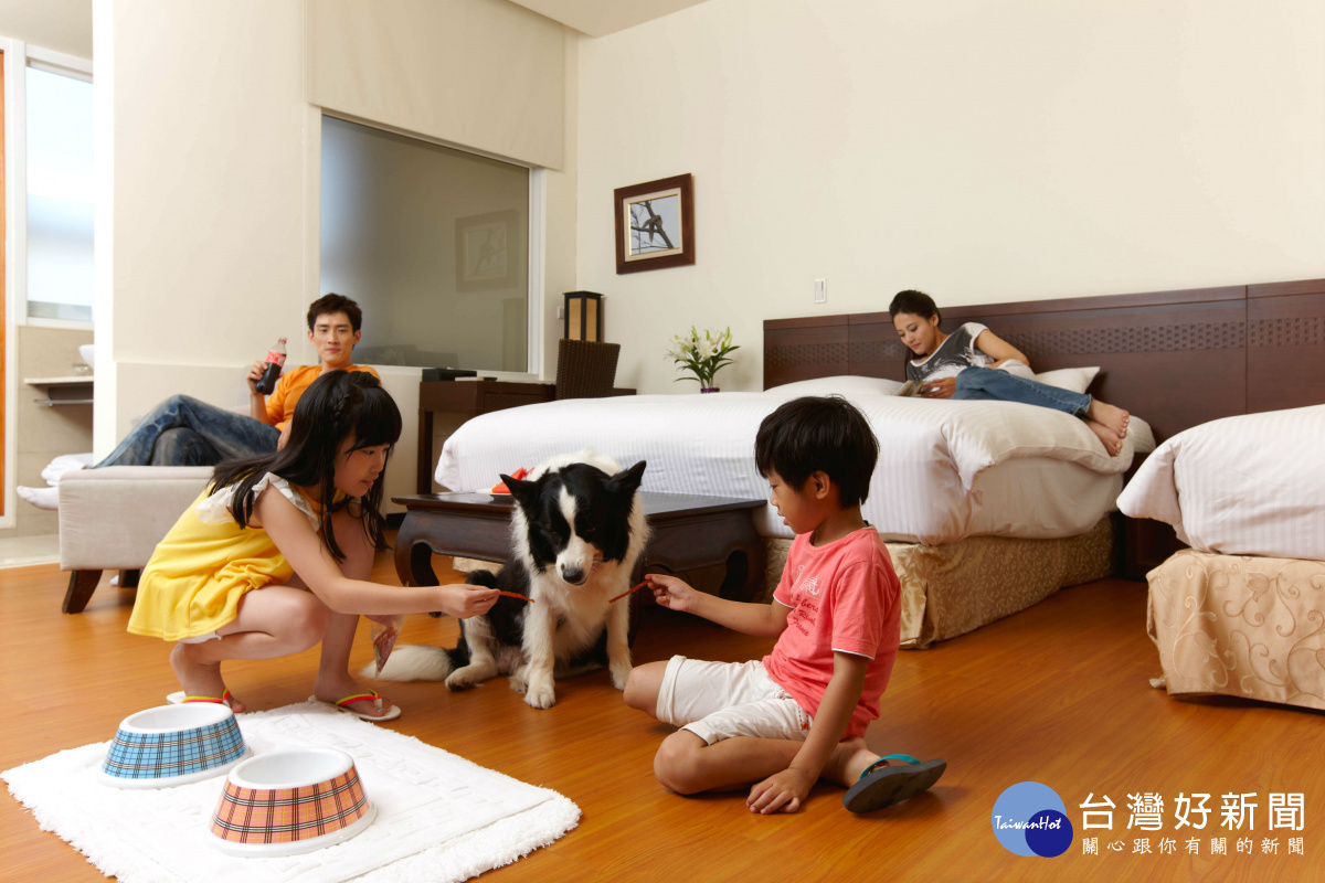 與寵物一同入住,不用擔心出遊沒人照顧。