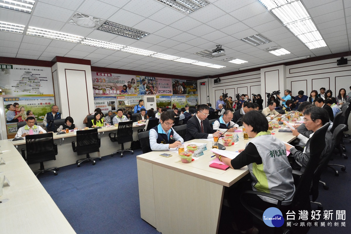 中彰投苗首長會議現場。圖/記者鄧富珍攝