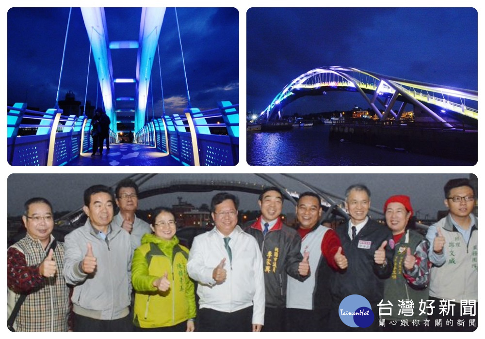 鄭文燦表示,市府會做好各項建設,讓大家看到客家魅力,也對永安漁港劃下驚嘆號。