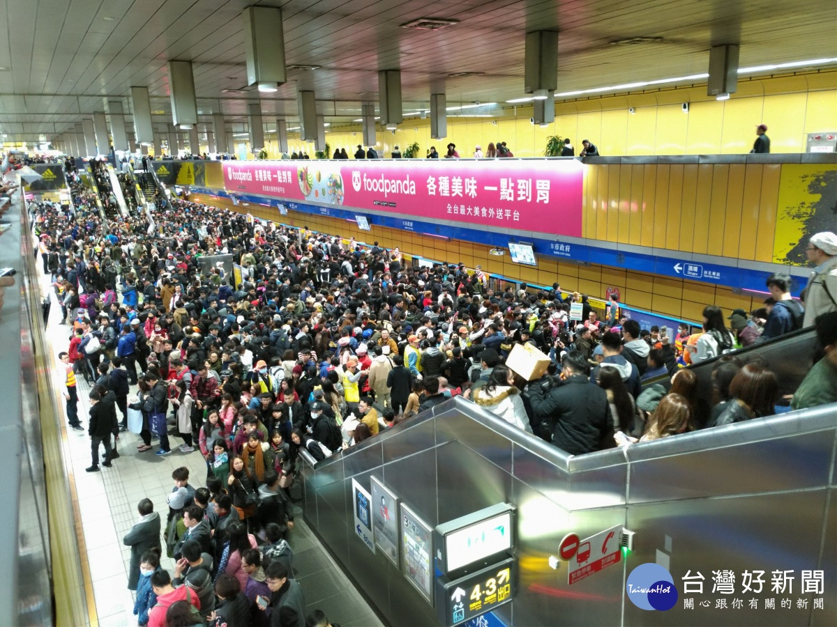 北捷跨年總運量259 4萬人次較去年264萬少 台灣好新聞taiwanhot Net