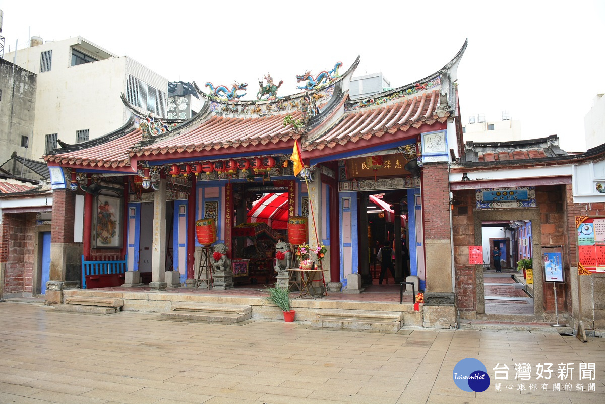 慶安宮慶祝建廟200年,舉行謝天臺儀式。(慶安宮)圖/記者鄧富珍攝