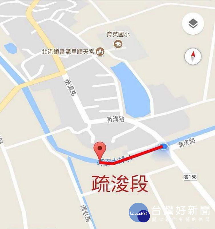 立委蘇治芬積極要求將頂寮大排番溝南橋下游段排水疏濬納入流域綜合治理計畫,讓北港、元長周邊居民免受水患之苦。(記者陳昭宗拍攝)