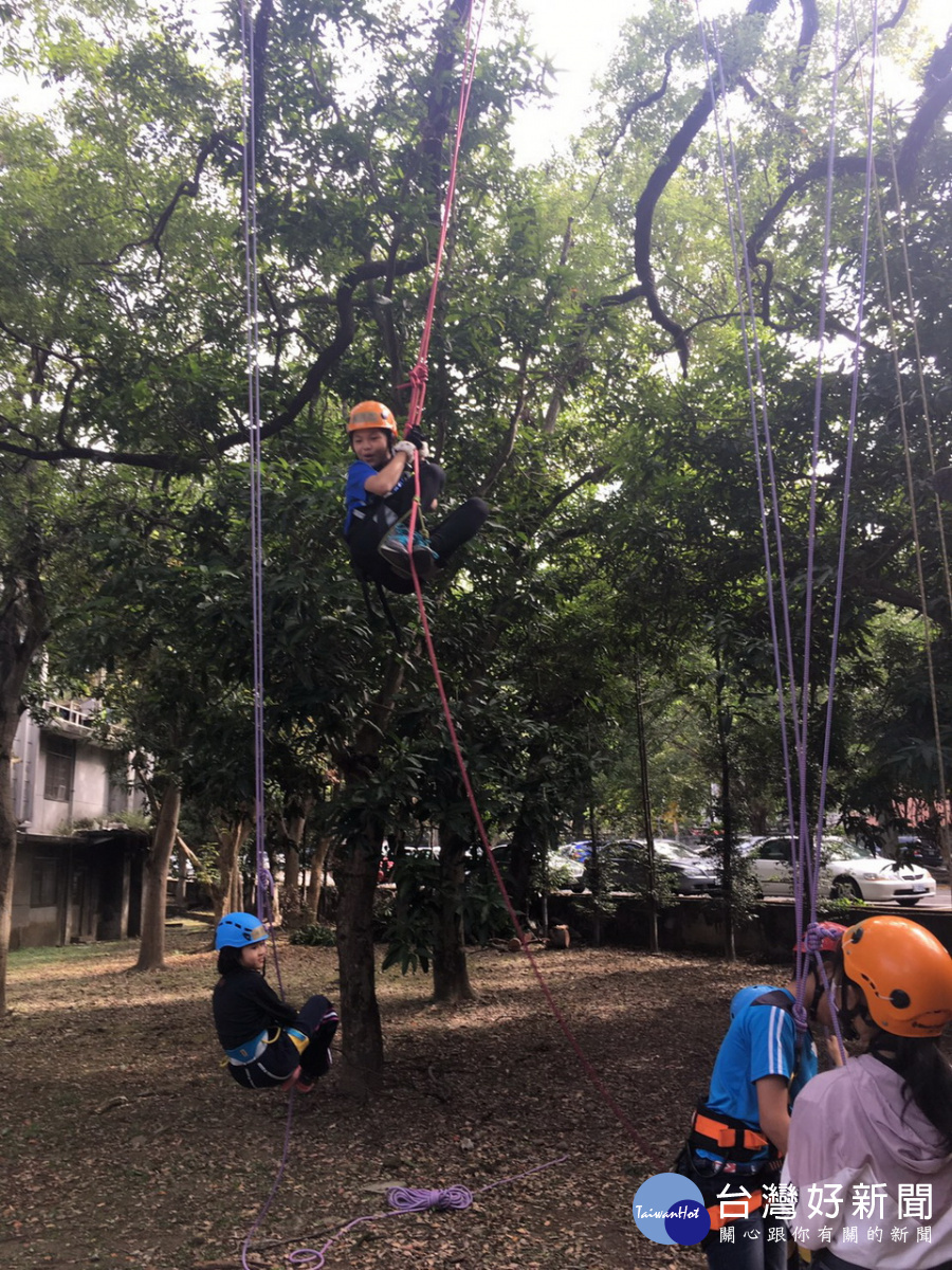 樹攀活動令學童興奮不已。