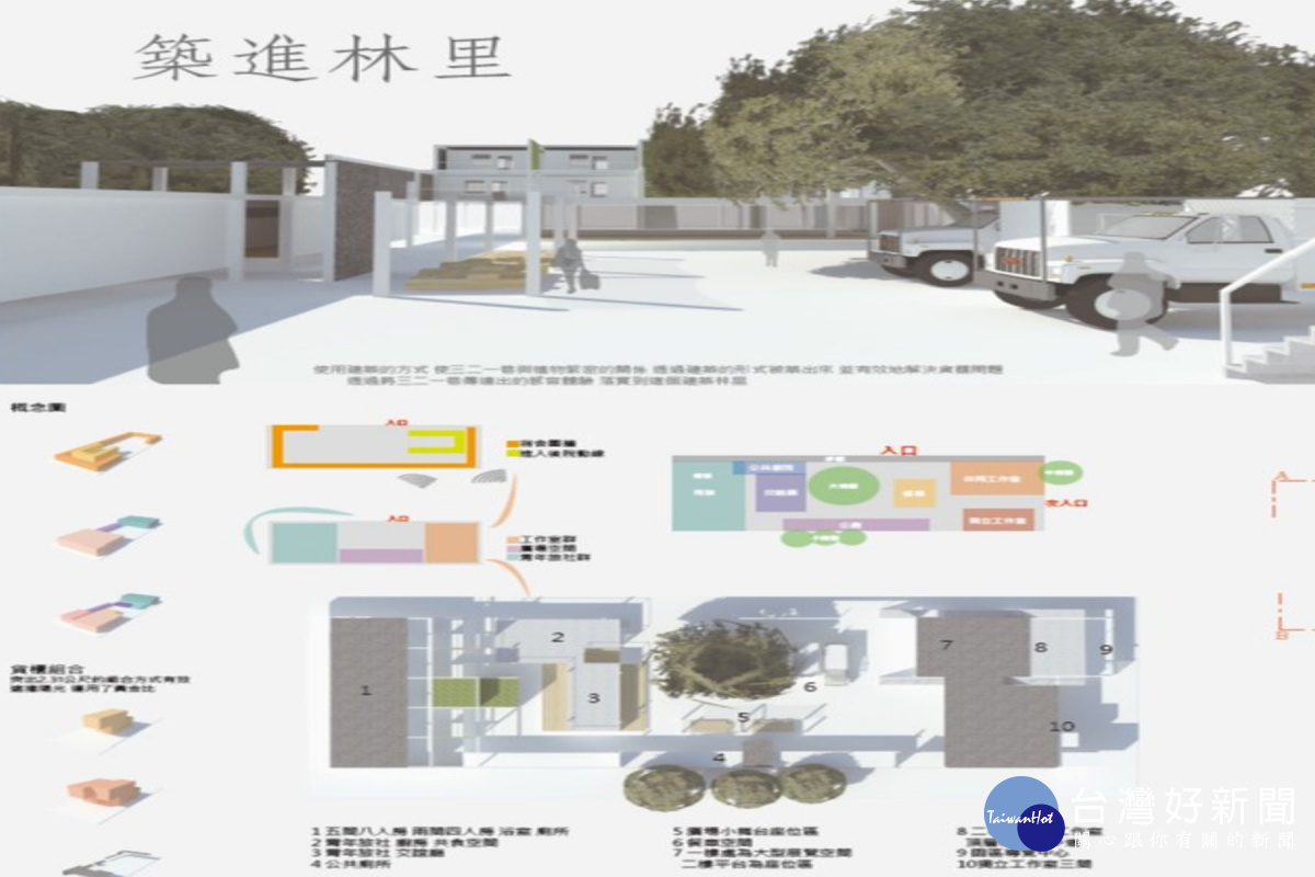 空間設計組大獎作品。