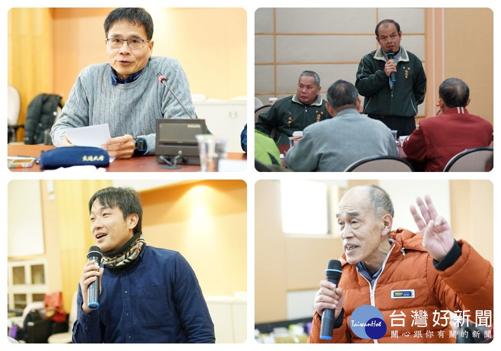 平鎮宮廟代表、交通大學羅烈師教授、在地文史工作者曾新蔘老師、黃志杰里長,分別發表建言提供看法。